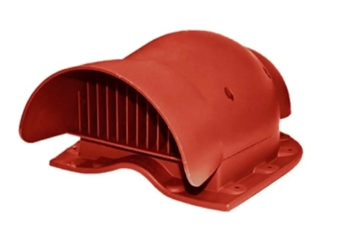 Изображение товара Кровельный вентиль Krovent KTV-Wave 140 мм для металлочерепицы Classic красный