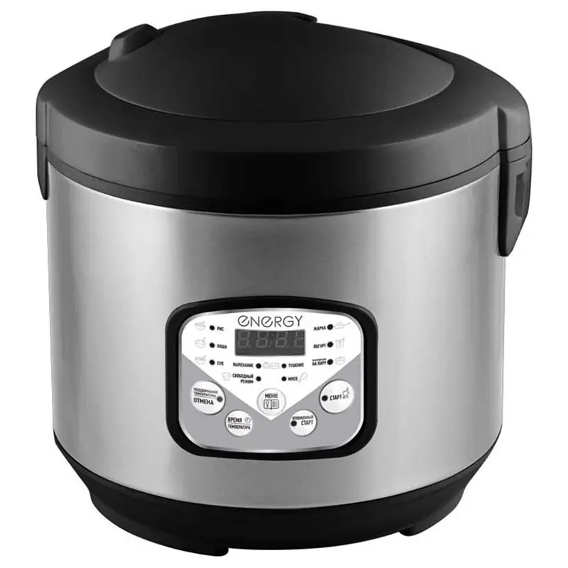 Изображение товара Мультиварка Energy En-257 5 л 10 программ цвет черный, нержавеющая сталь