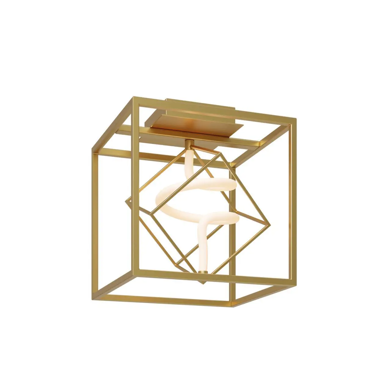 Изображение товара Люстра потолочная светодиодная Maytoni Membrane 1.5 м² теплый белый (желтый) свет цвет белый