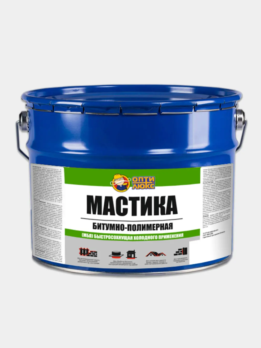 Изображение товара Мастика Optilux битумно-полимерная 5кг