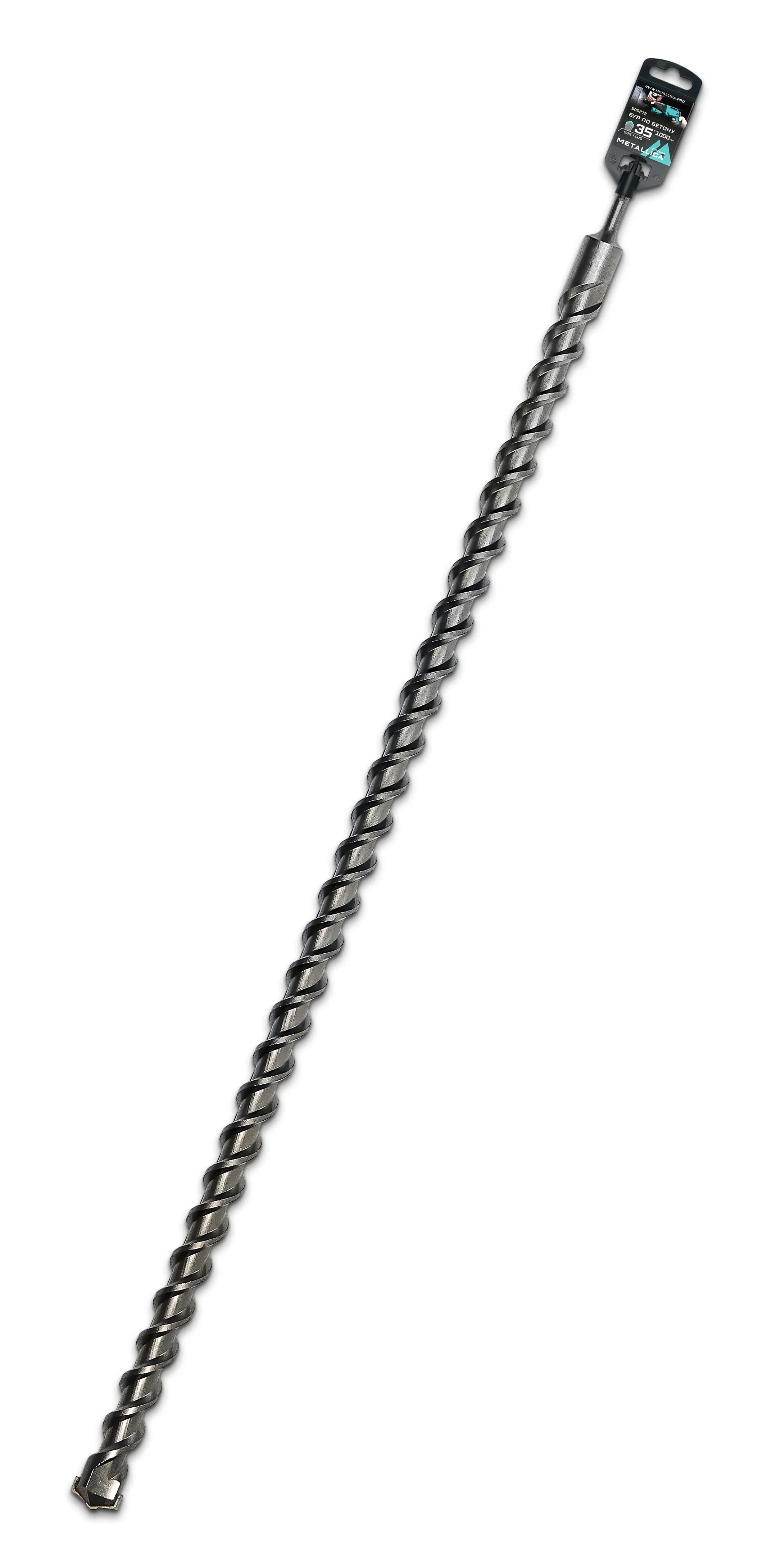 Изображение товара Бур по бетону SDS Plus Metallica 905272 35x1000 мм профессиональный сверлильный инструмент