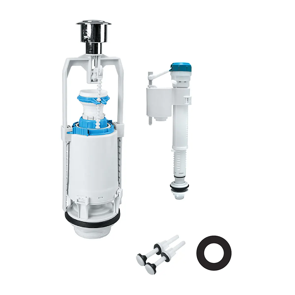 Изображение товара Арматура смывная Iddis F012400-0004 с нижним подводом вода 7 лет гарантия