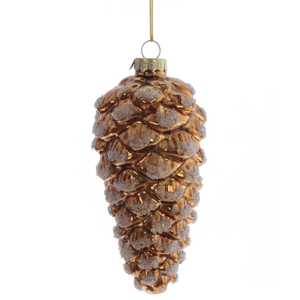 Изображение товара Елочная игрушка 805690 13.5 см x 6 см жёлтый/золотой