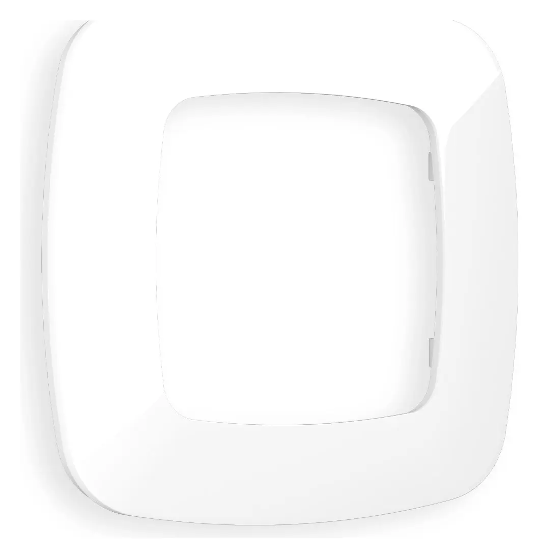 Изображение товара Рамка для розеток и выключателей Ambrella volt Omega Ecta OF140101 1 пост цвет белый глянец