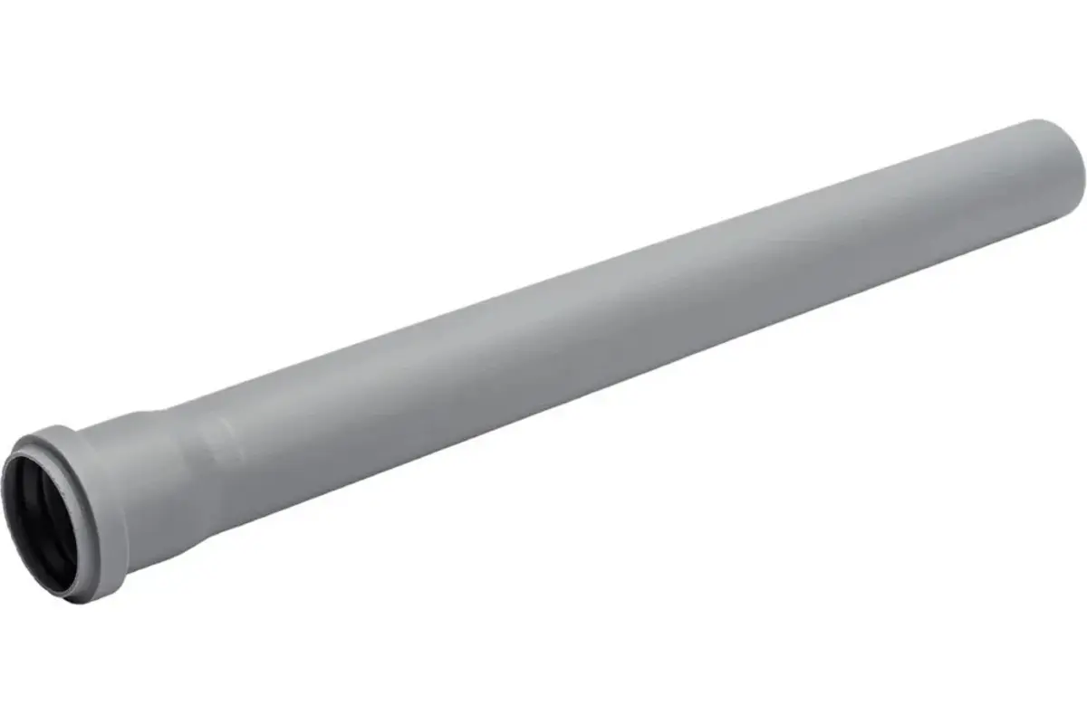 Изображение товара Труба канализационная внутренняя малошумная Политэк 50x1.8 мм 0.5 м полипропилен 4 шт