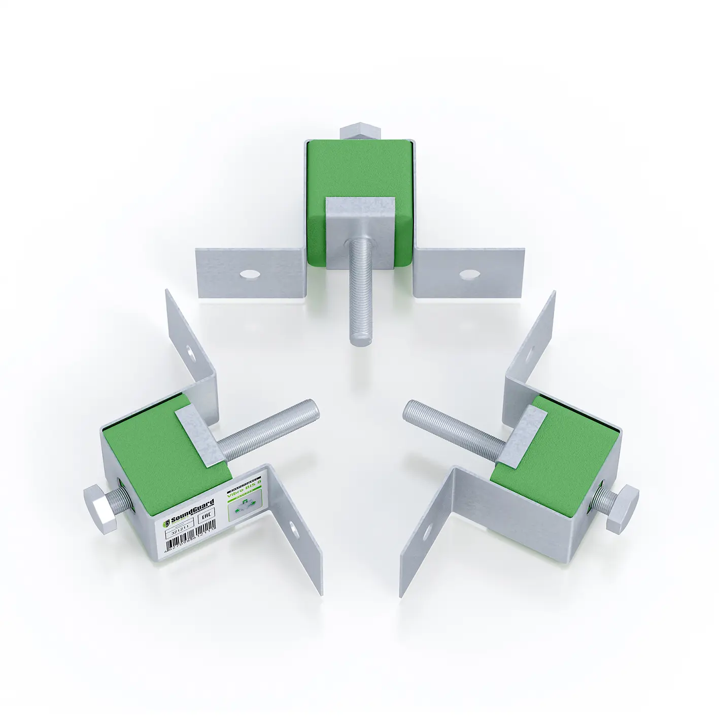 Изображение товара Виброизоляционное крепление SoundGuard Vibro Bis 8 30шт