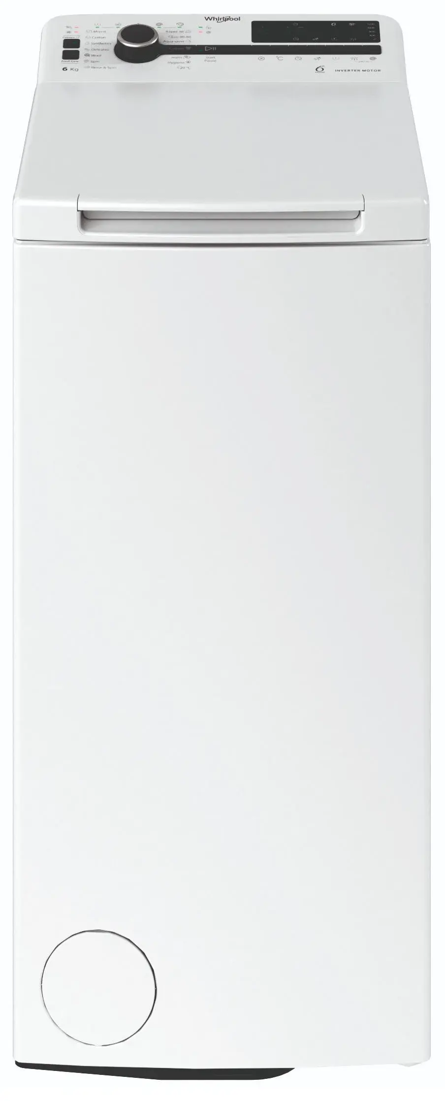 Изображение товара Стиральная машина Whirlpool Tdlrb 6251bs eu 40.2x90.2x61.2 см 6 кг цвет белый