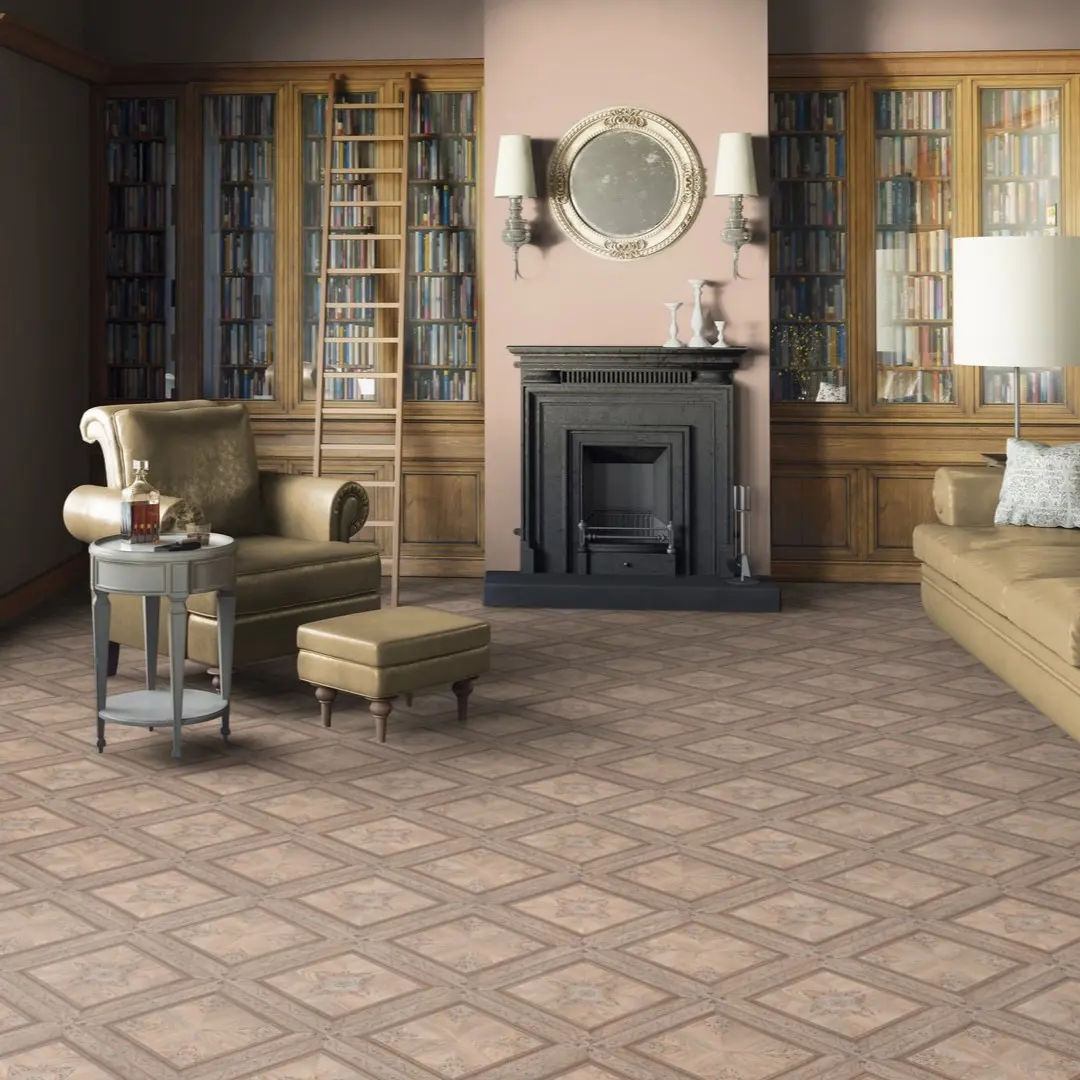 Изображение товара Бытовой линолеум Tarkett Energy Ettore 1 23 класс, 2.5 м ширина, бежевый рисунок