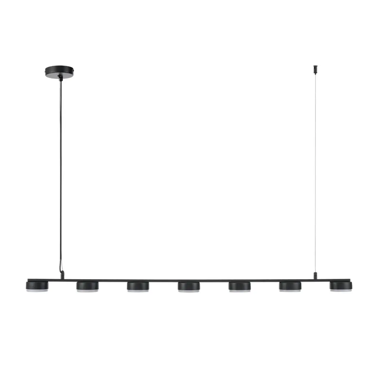 Изображение товара Люстра подвесная светодиодная Lumion Comfi 8117/7 9 м² нейтральный белый свет черный