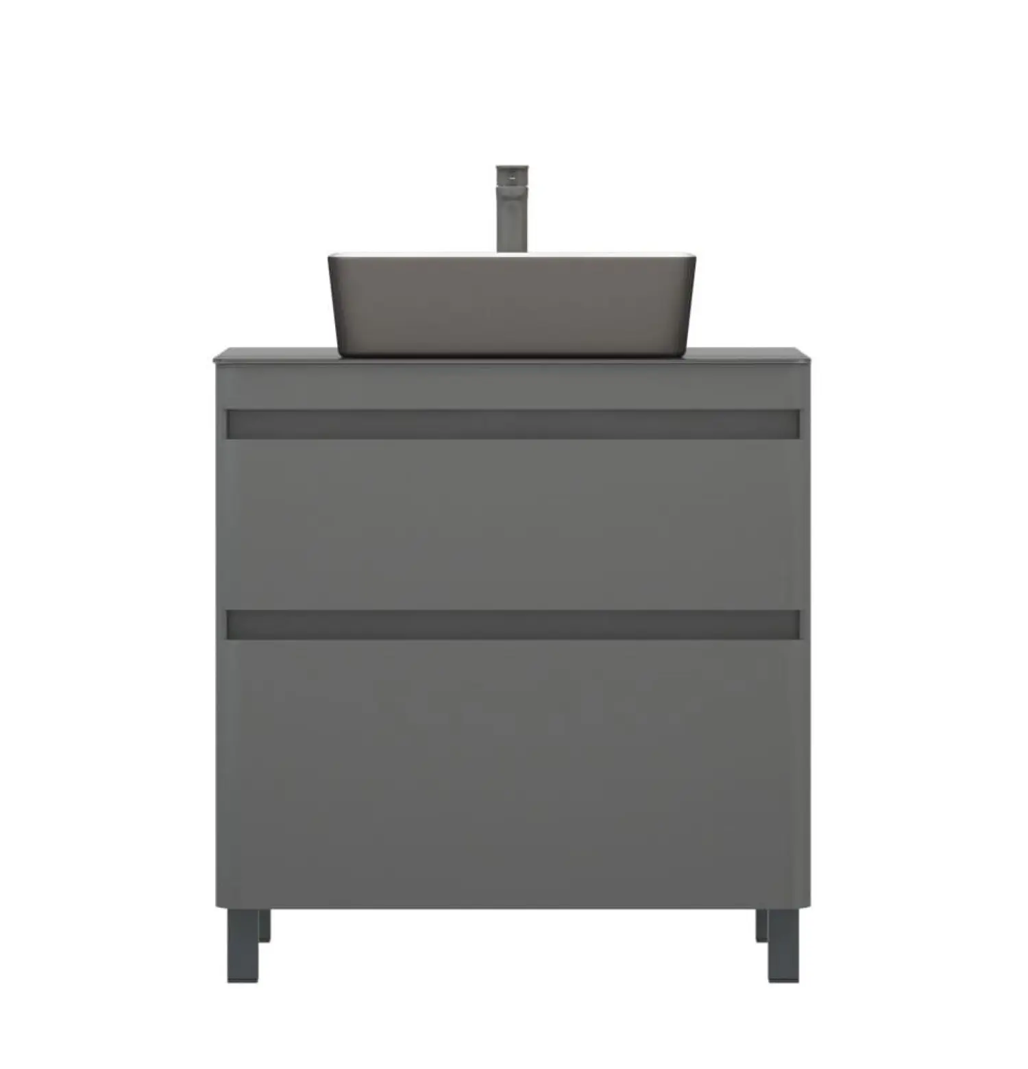 Изображение товара Тумба под раковину подвесная Corozo SD-00001644 78.8см цвет графит