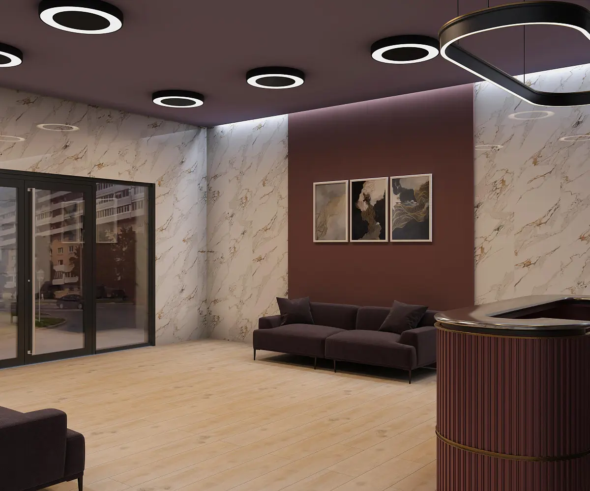 Изображение товара Керамогранит Absolut gres Aspire Gold 60x60 см для интерьеров высокого класса