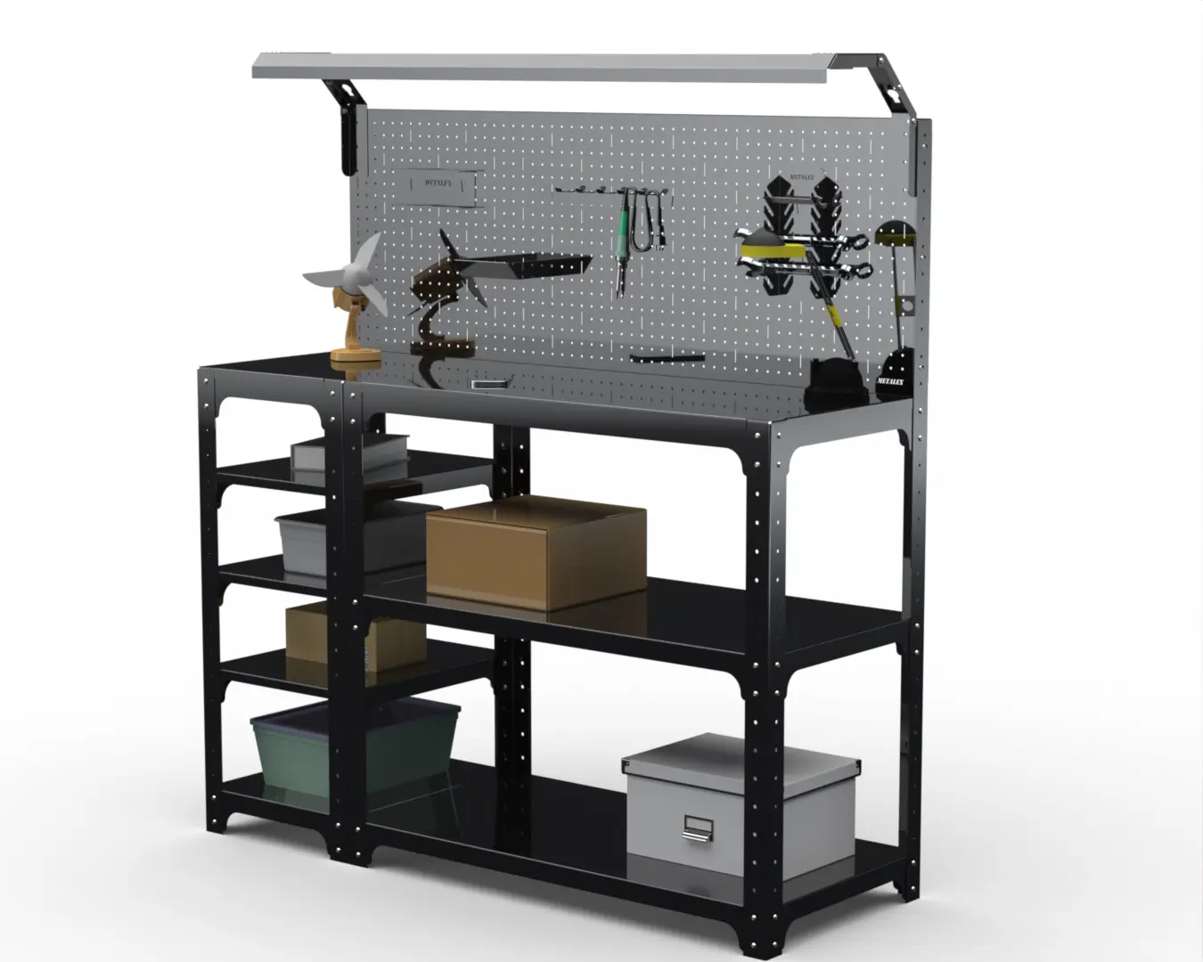 Изображение товара Стол-верстак Metalex 205692 950х1800 мм черный