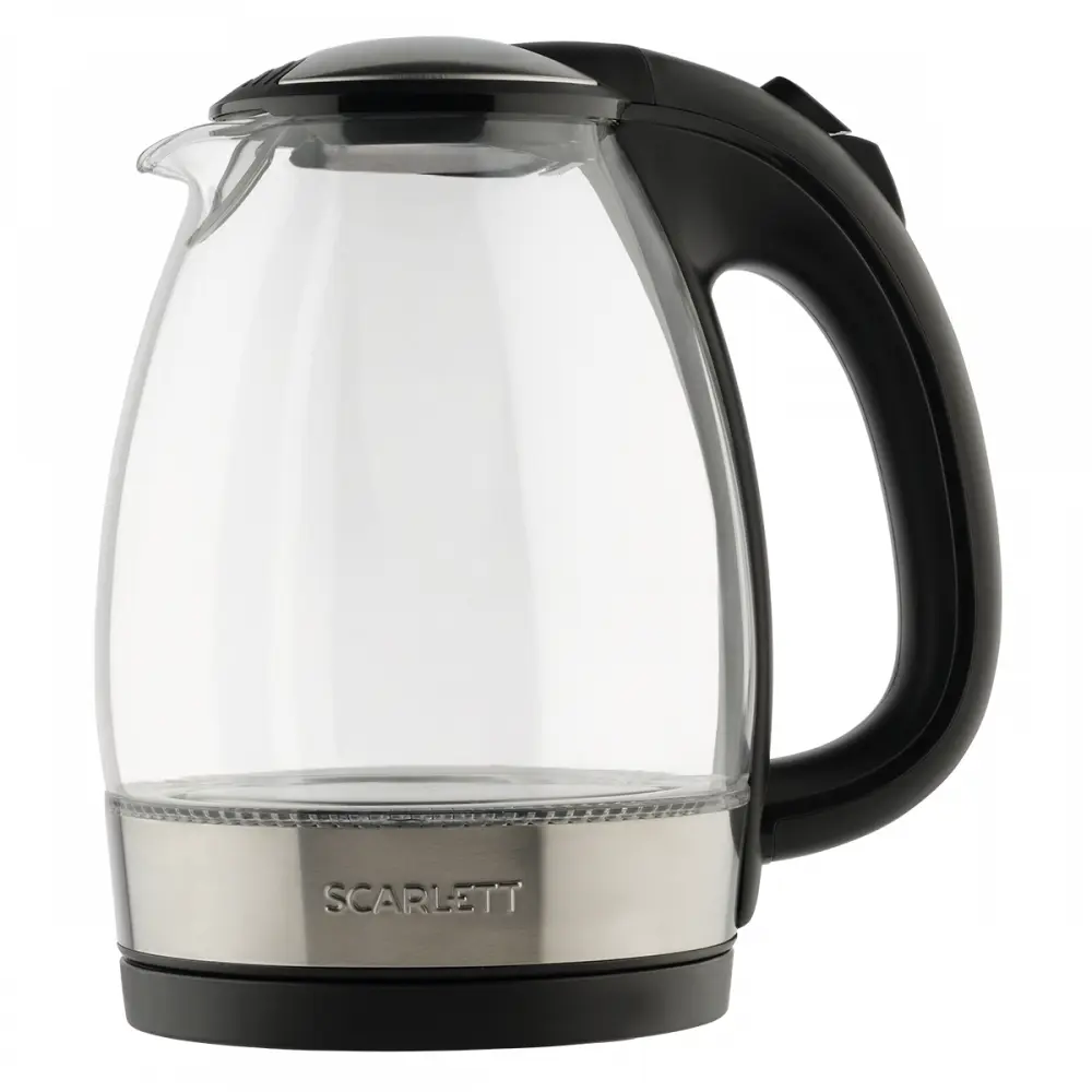 Изображение товара Электрический чайник Scarlett SC-EK27G91 1.7 л стекло цвет серебристый