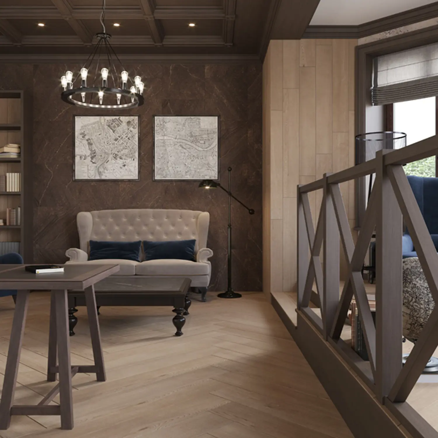 Изображение товара Керамогранит Estima Gabbro 60x60 см коричневый, морозостойкий, нескользящий