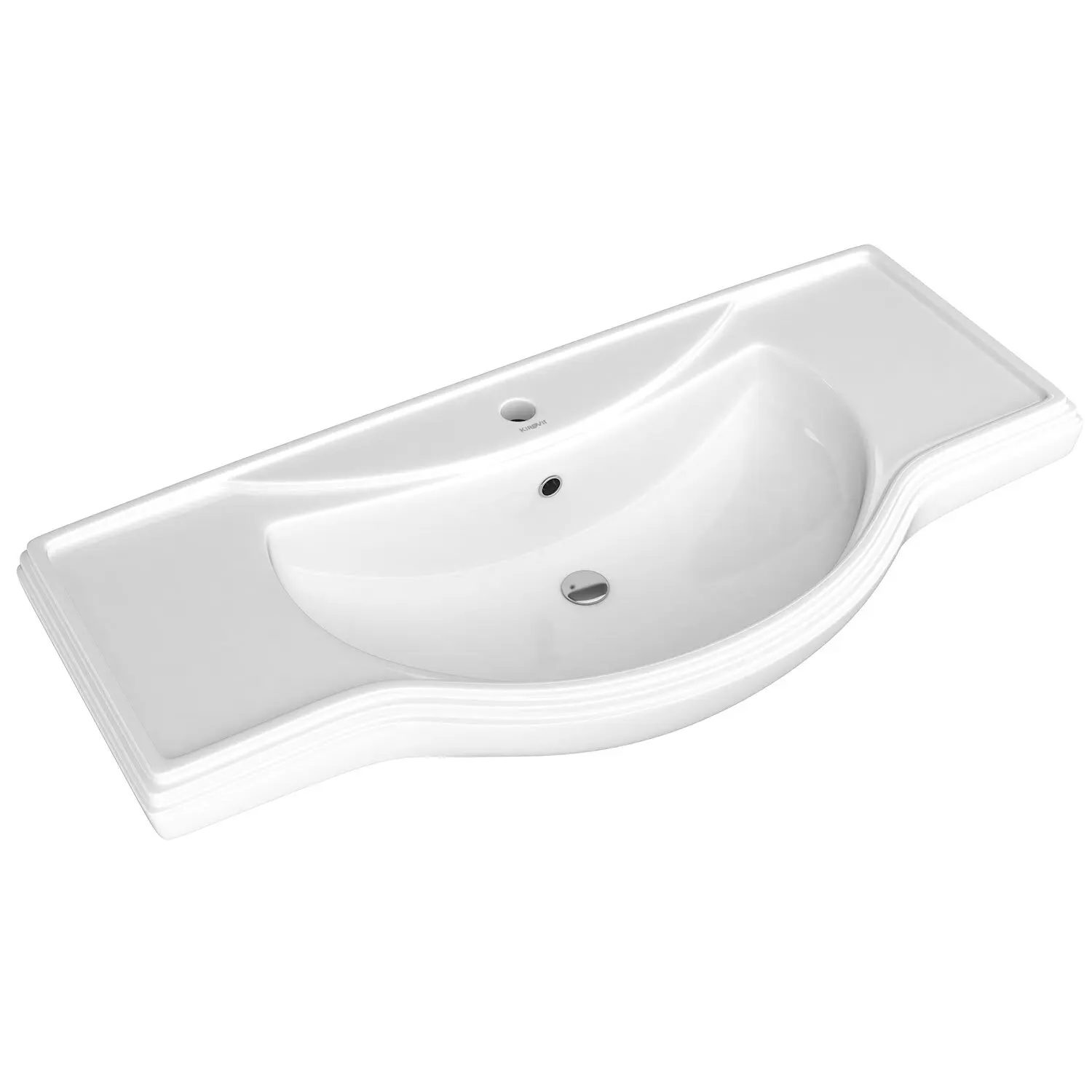 Изображение товара Раковина Kirovit Классик 106см цвет белый