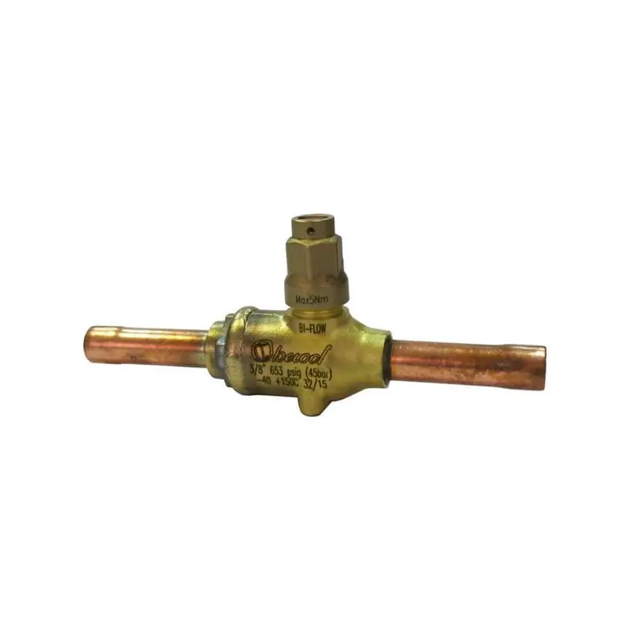 Изображение товара Шаровой вентиль Becool 3/8 дюйма с автоматической герметизацией для систем кондиционирования