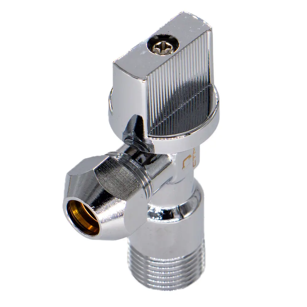 Изображение товара Кран шаровой угловой Стм CACR1238 3/8"x1/2" латунь хром