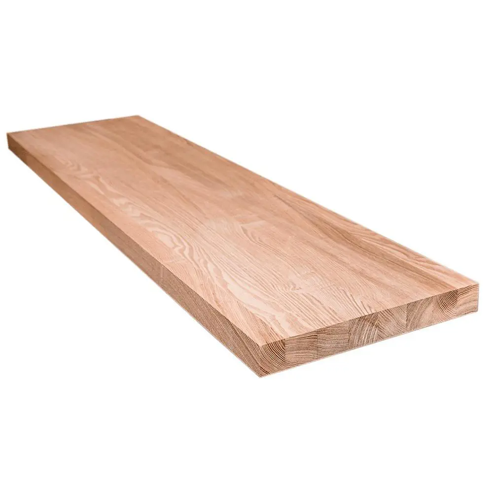 Изображение товара Подоконник из дерева дуб цельноламельный 1300x200x40мм Бежевый натуральный матовый