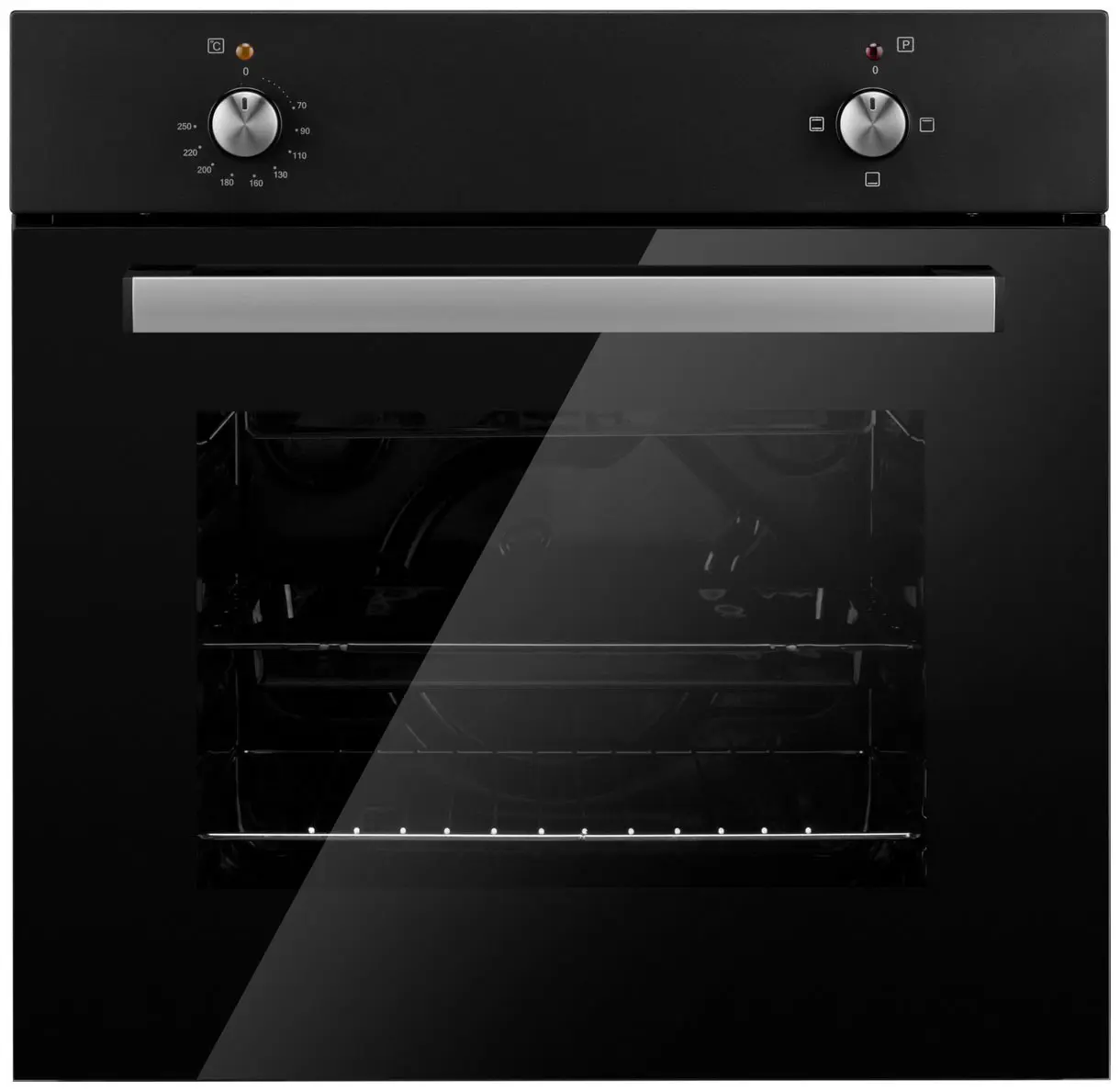 Изображение товара Встраиваемый духовой шкаф Weissgauff Eom 180 B 59.50x59.30x52.80 см цвет черный