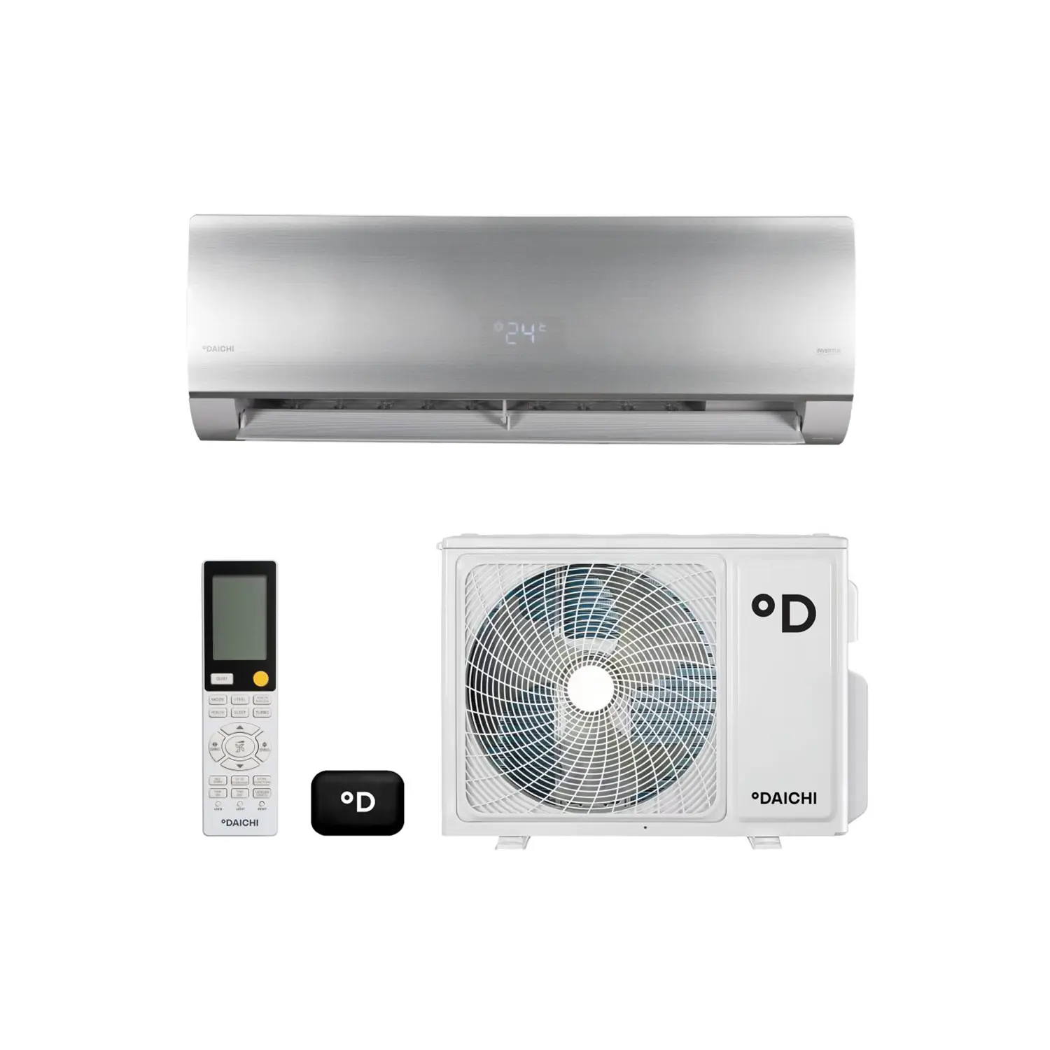 Изображение товара Сплит-система инверторная Daichi UNI35AVQS1R/UNI35FVS1R 12K BTU охлаждение/обогрев с Wi Fi