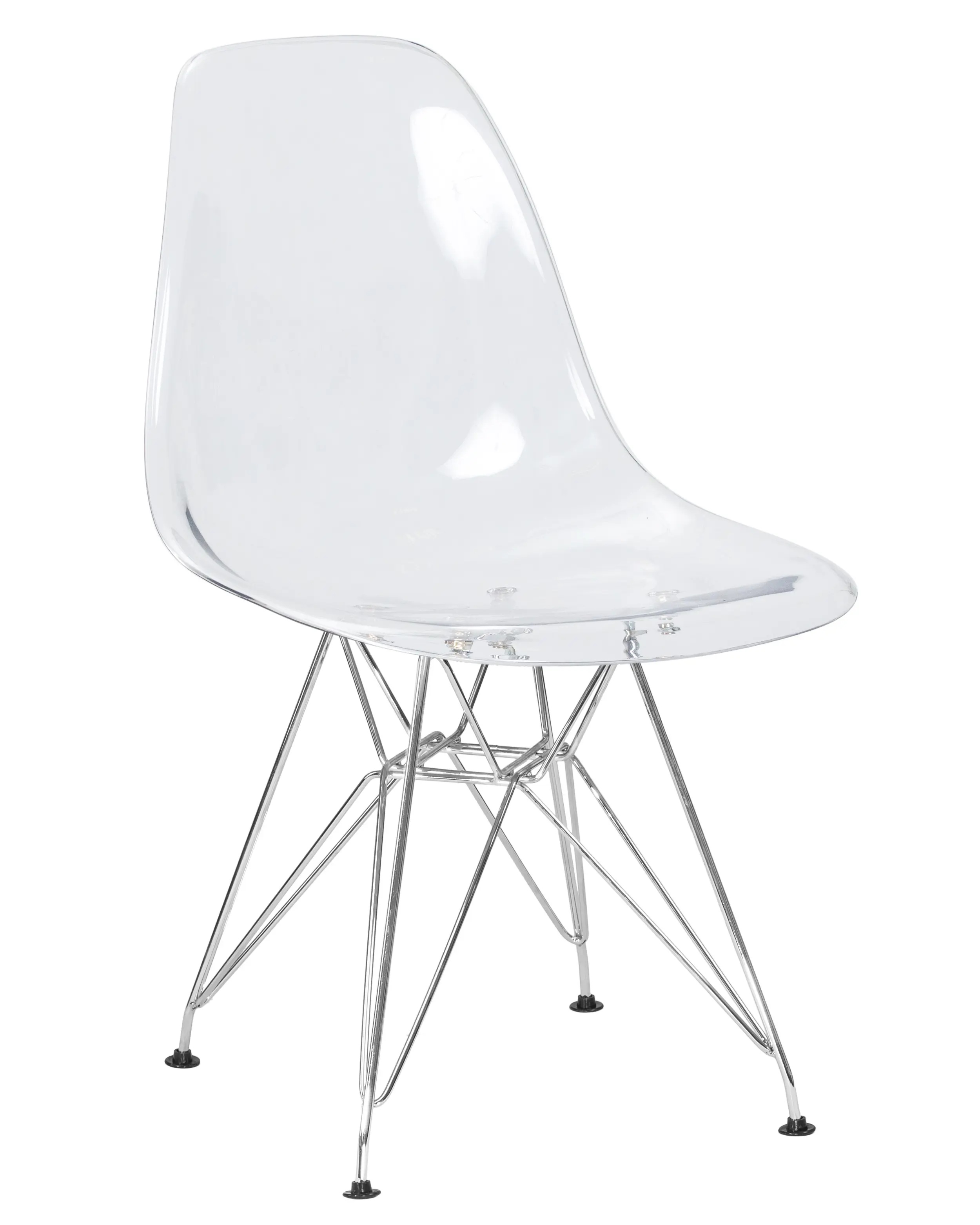 Изображение товара Кухонный стул Dobrin DSR CASPER LMZL 46x46x52 см полипропилен цвет прозрачный