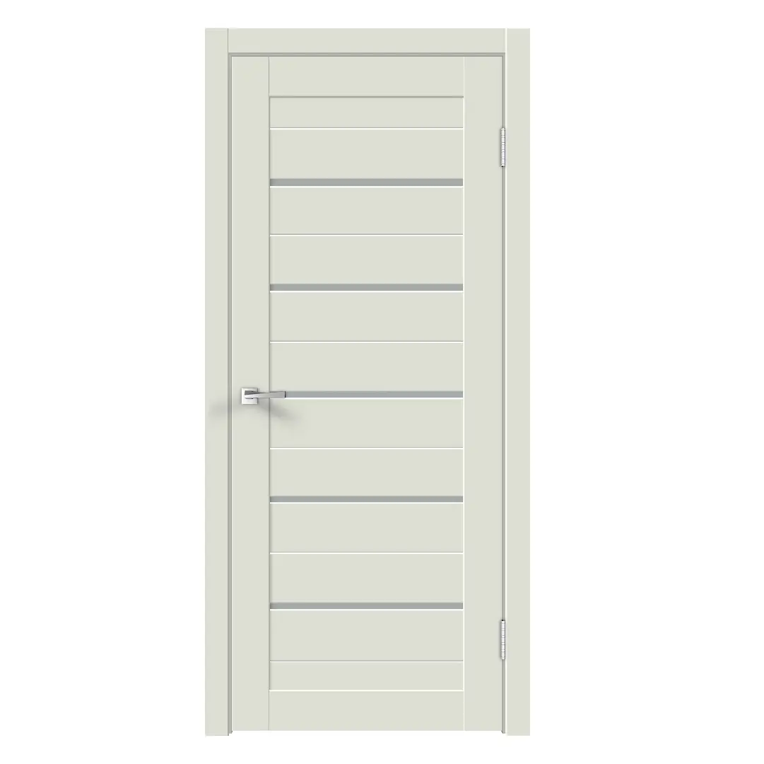 Изображение товара Межкомнатная дверь Velldoris Xline 15 с остеклением 200х80 см светло-серый эмалит