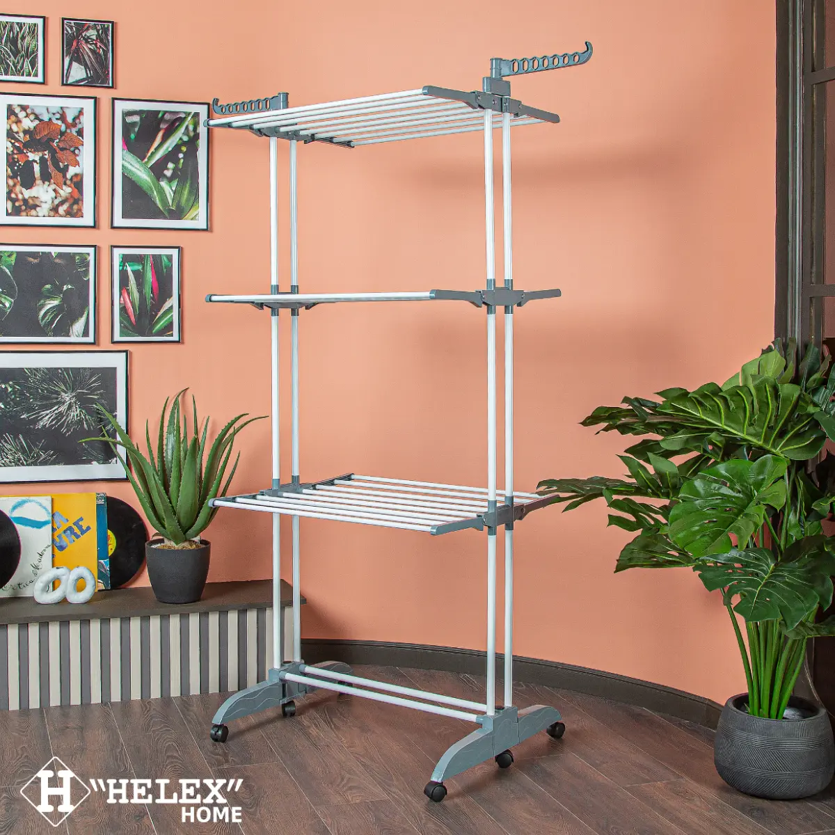 Изображение товара Напольная сушилка Helex Home V88 многофункциональная