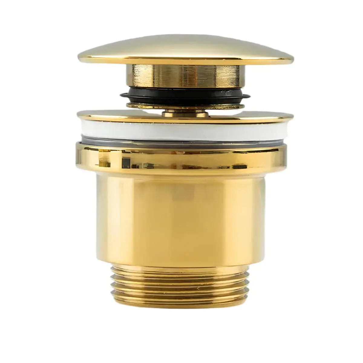 Изображение товара Донный клапан для ванны Do.korona DK-806A-J золотой 1 ¼ дюйма механиз слива клик-клак