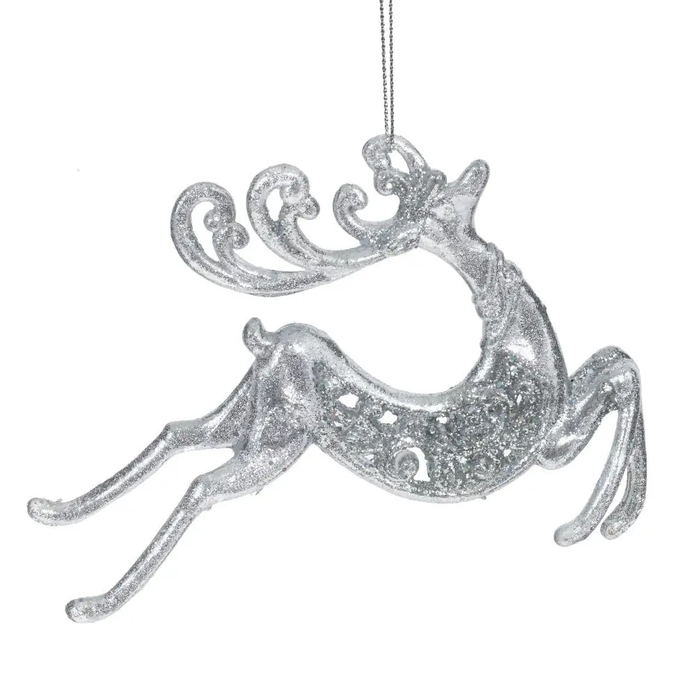 Изображение товара Елочная игрушка 762290 10 см x 2 см серый/серебристый