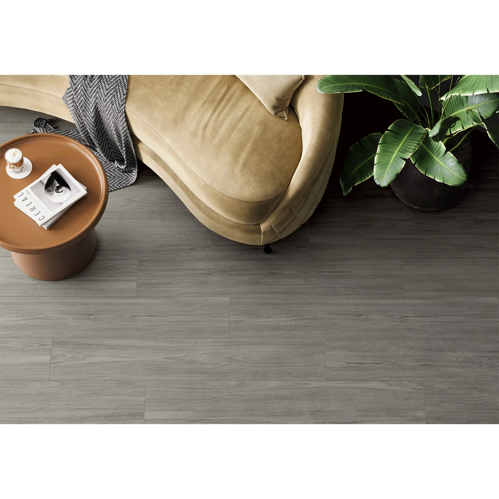 Изображение товара Керамогранит Artkera Group Finewood 20x120 см графит имитирующий дерево