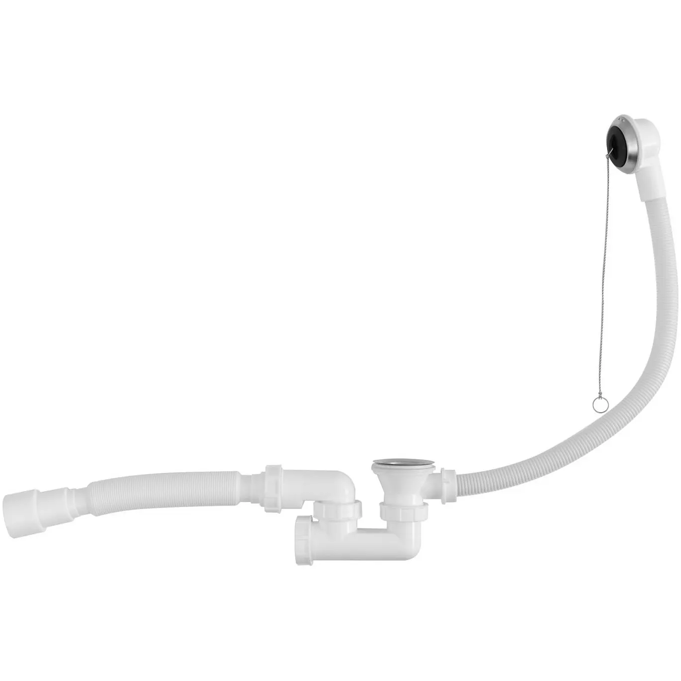 Изображение товара Слив-перелив для ванны Aquanet 80 см с механизмом клик-клак белый