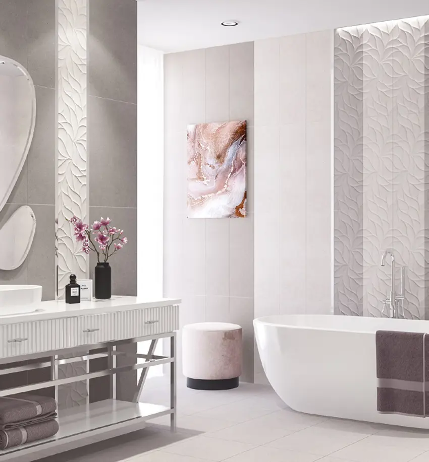 Изображение товара Плитка настенная Eletto ceramica Odense 24.2x70 см серый бетон матовая