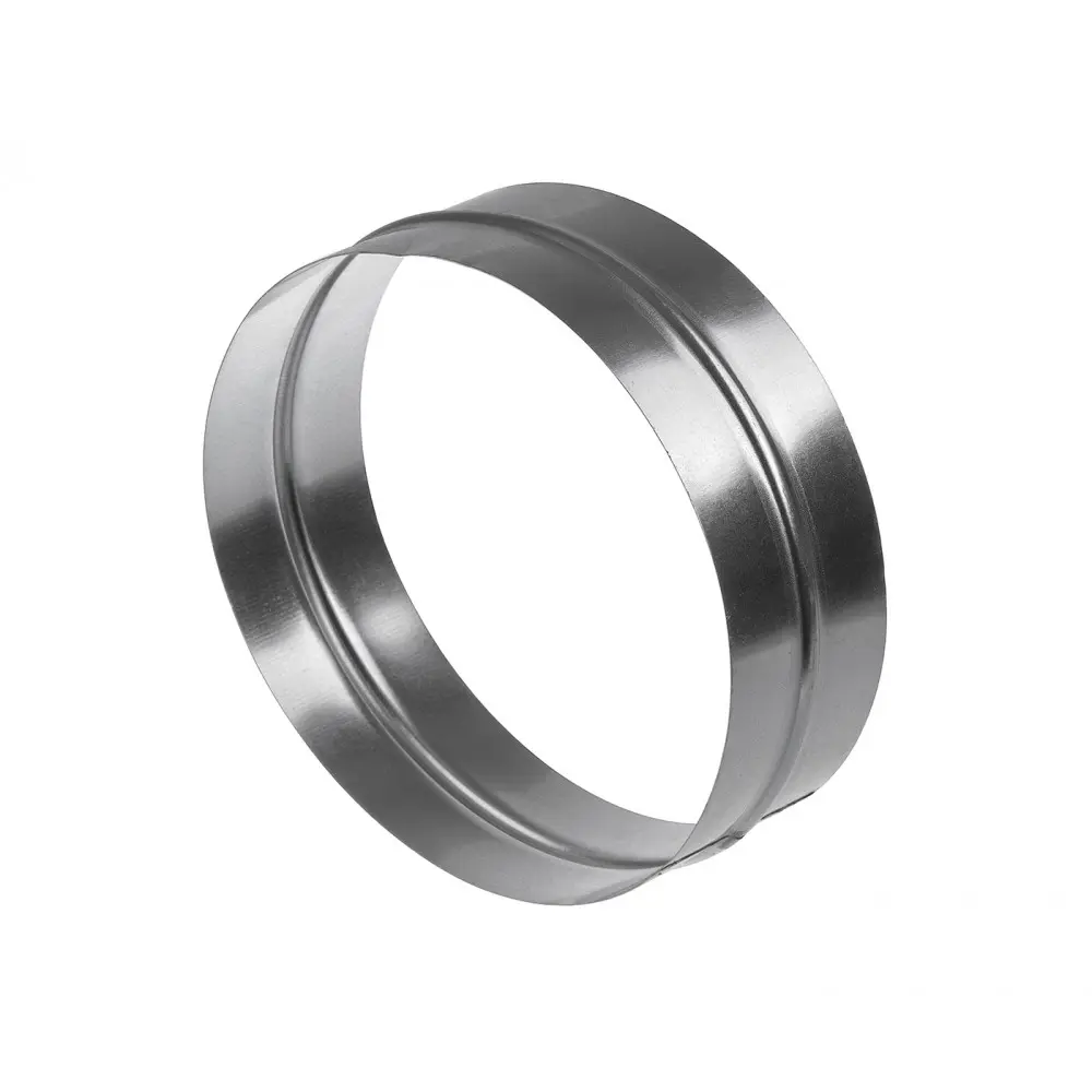 Изображение товара Соединитель для круглых воздуховодов Шамрай D90 мм оцинкованная сталь