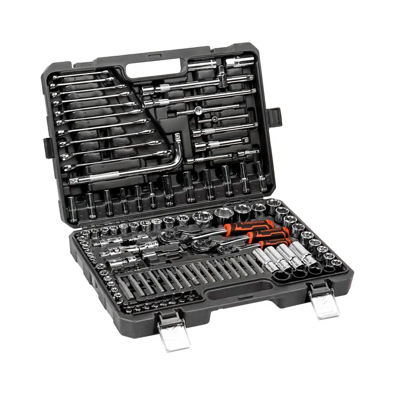 Изображение товара Набор инструментов KINGQUEEN WIB-80006 128 предметов с кейсом прочная сталь