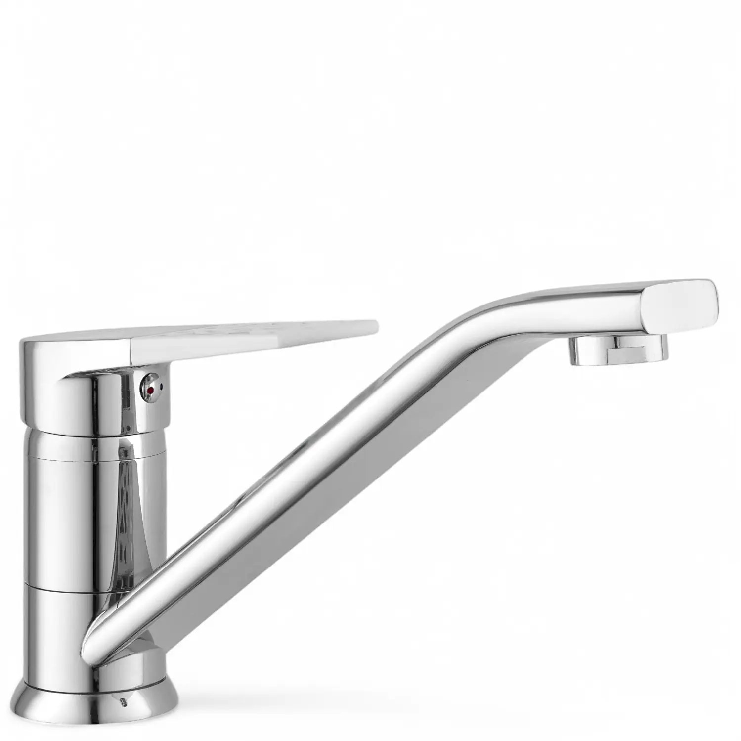 Изображение товара Смеситель для кухни Potato P49236-7 поворотный излив 12 см цвет белый