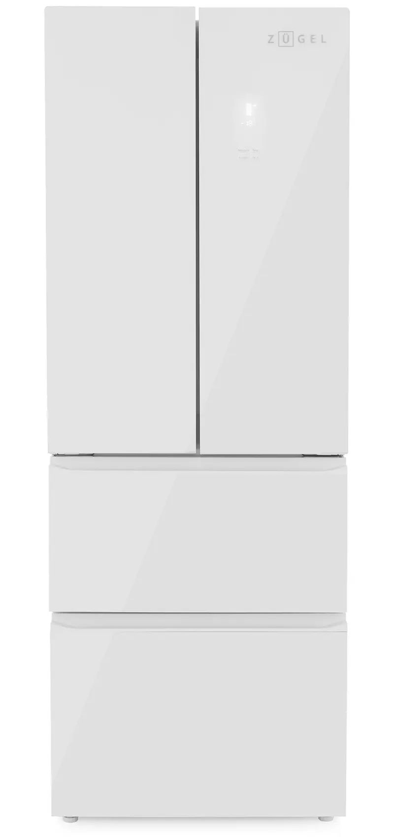 Изображение товара Холодильник Zugel ZRFD361W с системой No Frost, электронным управлением и большим объемом