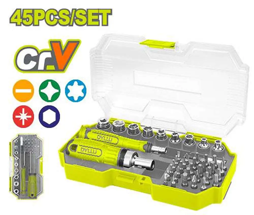 Изображение товара Набор бит с держателем Dyllu DTSS8B43, 43 шт