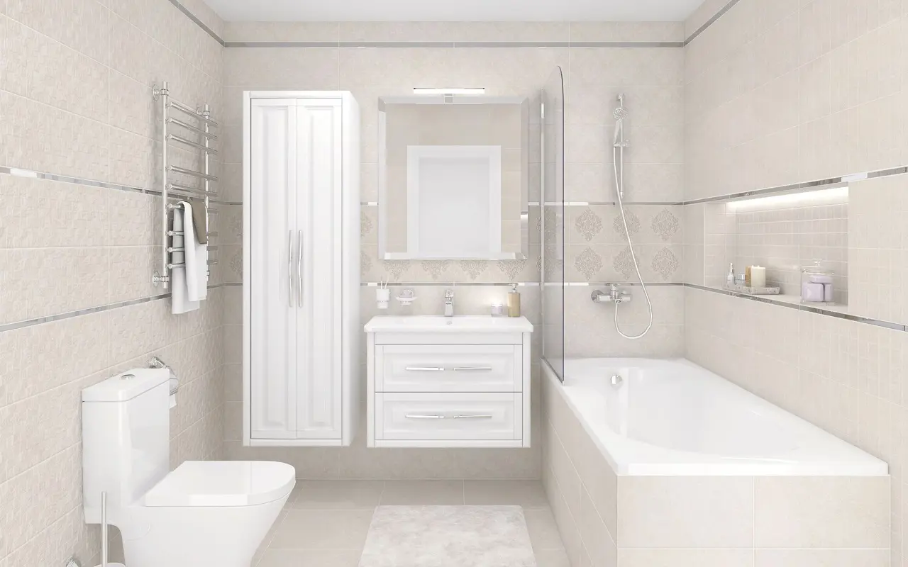 Изображение товара Керамическая плитка Laparet Atria настенная бежевый мозаика 60005 20x60, цена за упаковку