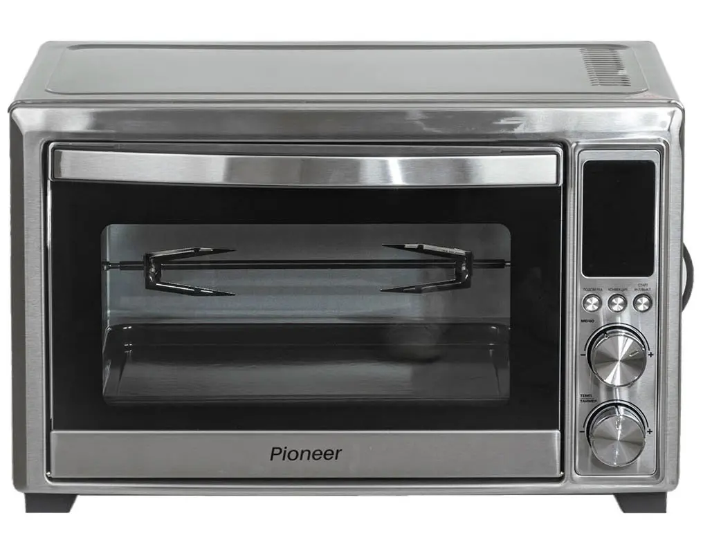 Изображение товара Электропечь 1600 Вт Pioneer 563483 51.5x32.5x36 см цвет серебристый