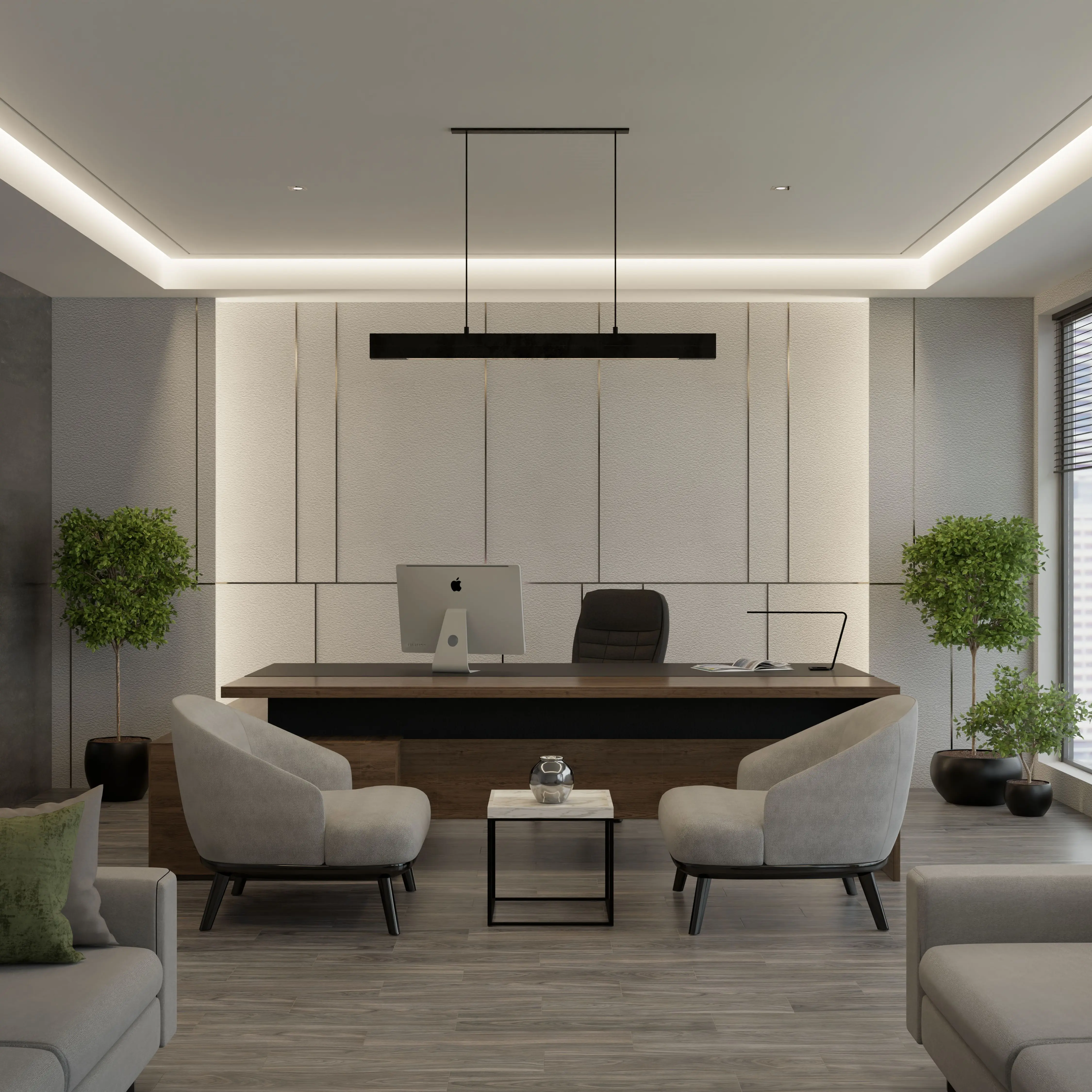 Изображение товара Керамогранит Primavera Forest Grey 20x80 см, темно-серый, ректифицированный