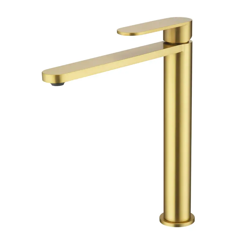 Изображение товара Смеситель для раковины Raglo R10.15.03-LM однорычажный цвет матовое золото