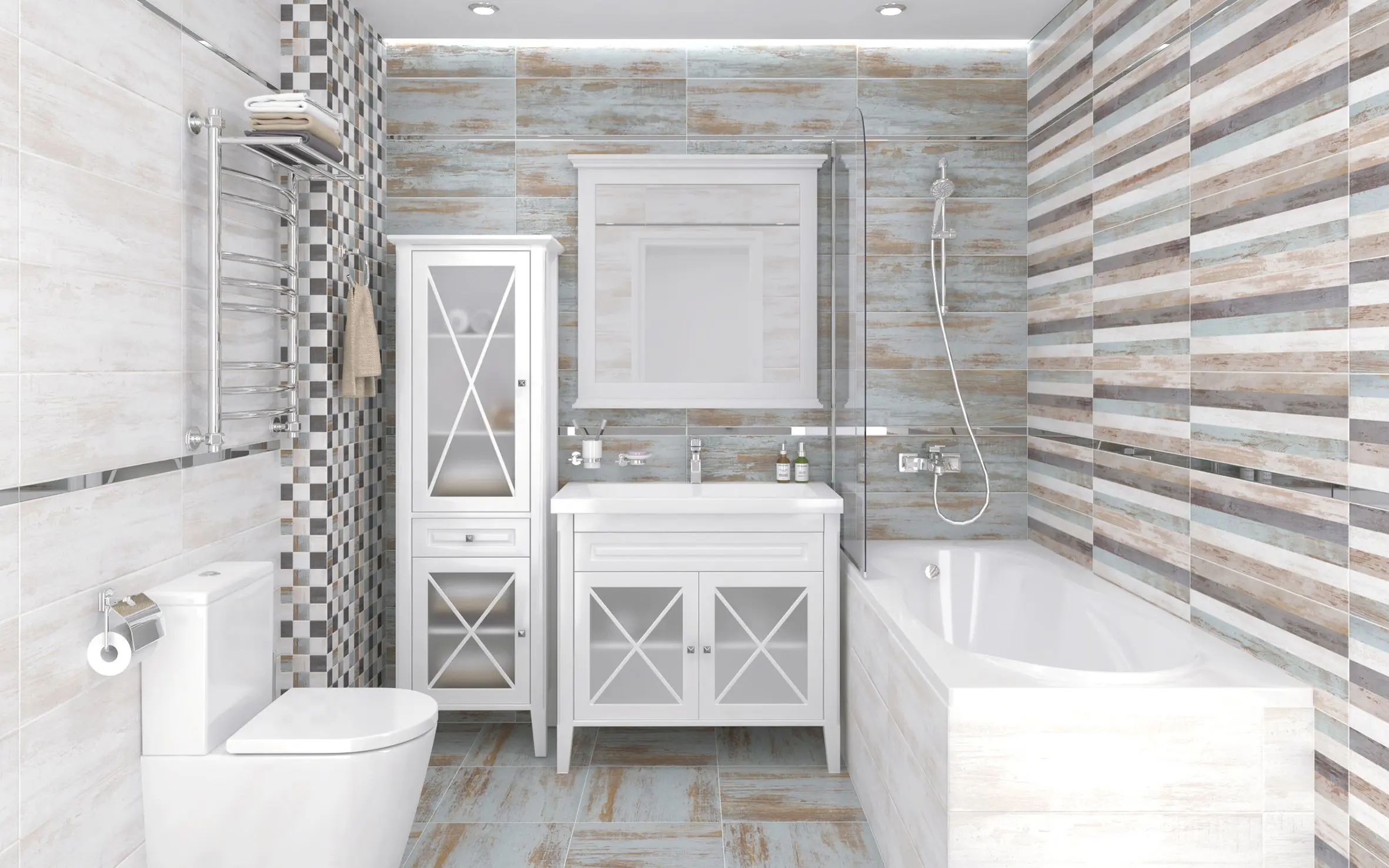 Изображение товара Керамогранит Laparet Havana голубой 40x40 см матовый для пола и стен