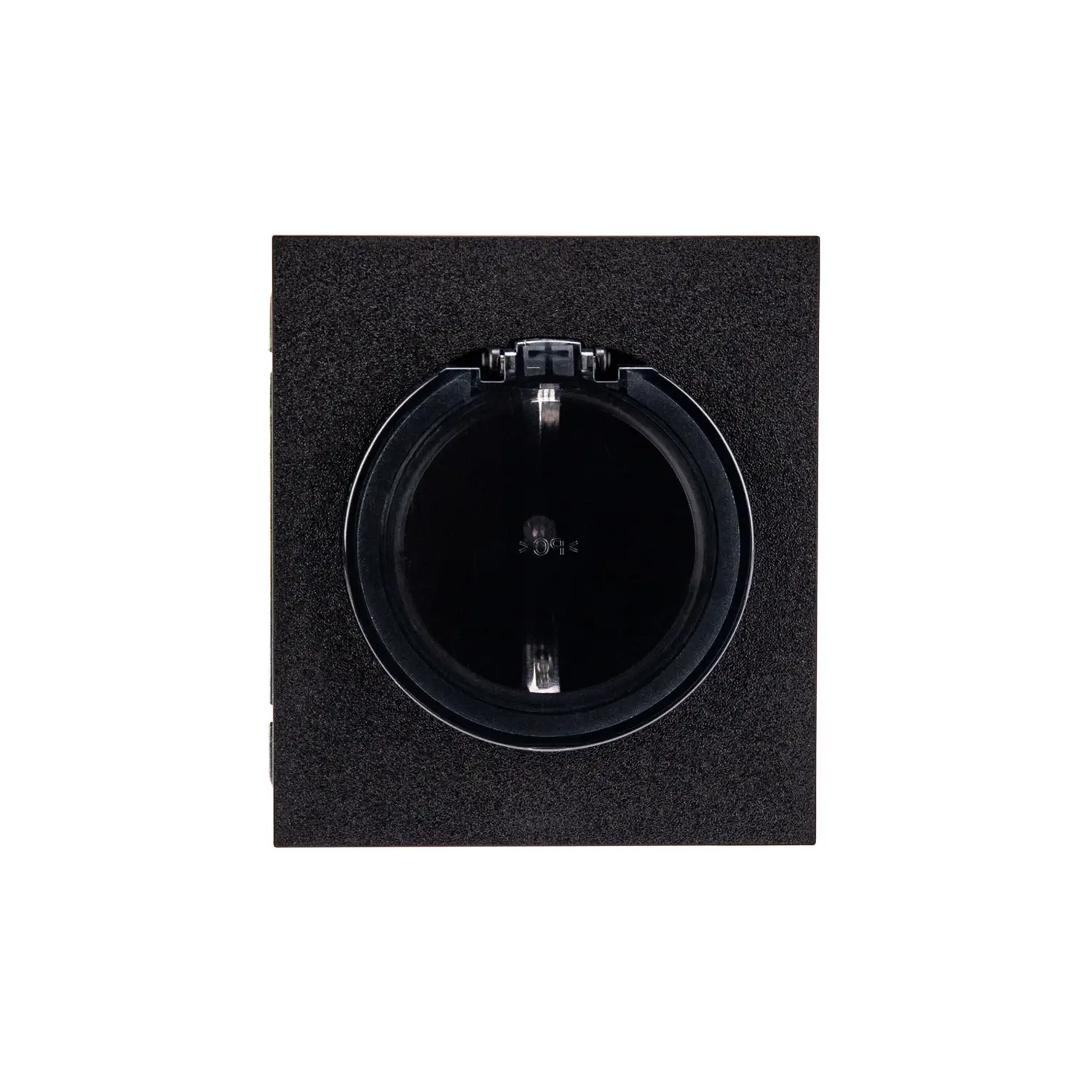 Изображение товара Розетка встраиваемая Kranz Strong KR-78-0702-5 с заземлением шторками и крышкой цвет антрацит