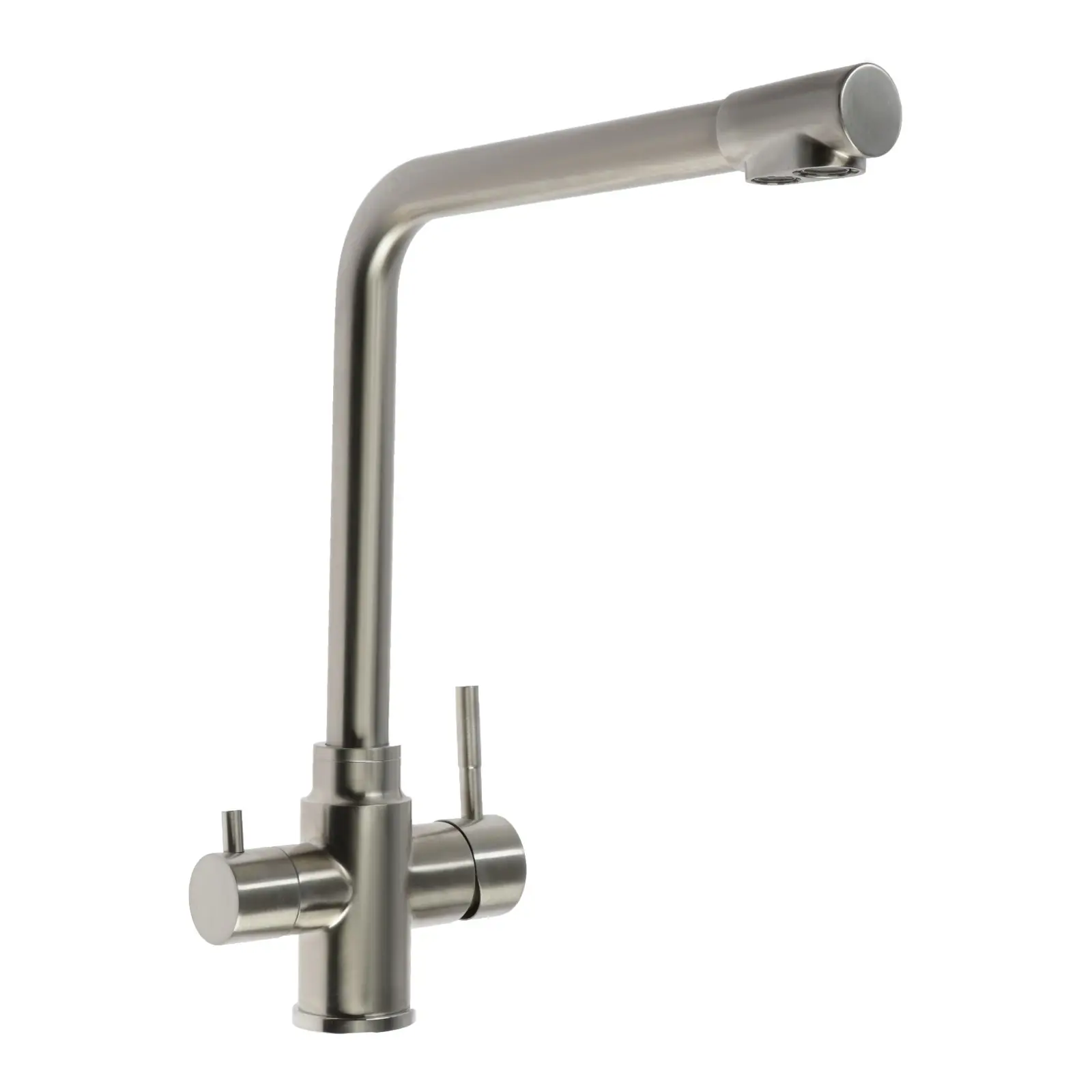 Изображение товара Смеситель для кухни Zein 9932045 поворотный излив 31 см цвет сатин