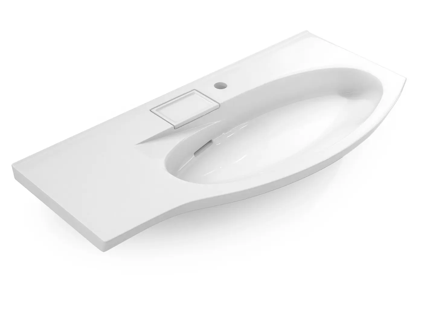 Изображение товара Раковина Kerama marazzi riva RV.wb.100Lh 100.7см цвет белый