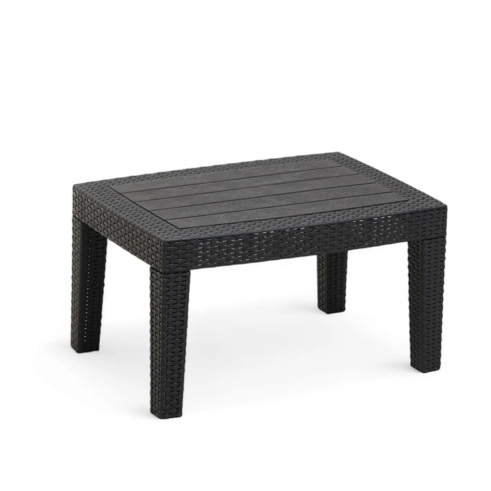 Изображение товара Нераздвижной садовый стол 50.5 см x 70.5 см x 38.5 см пластик коричневый