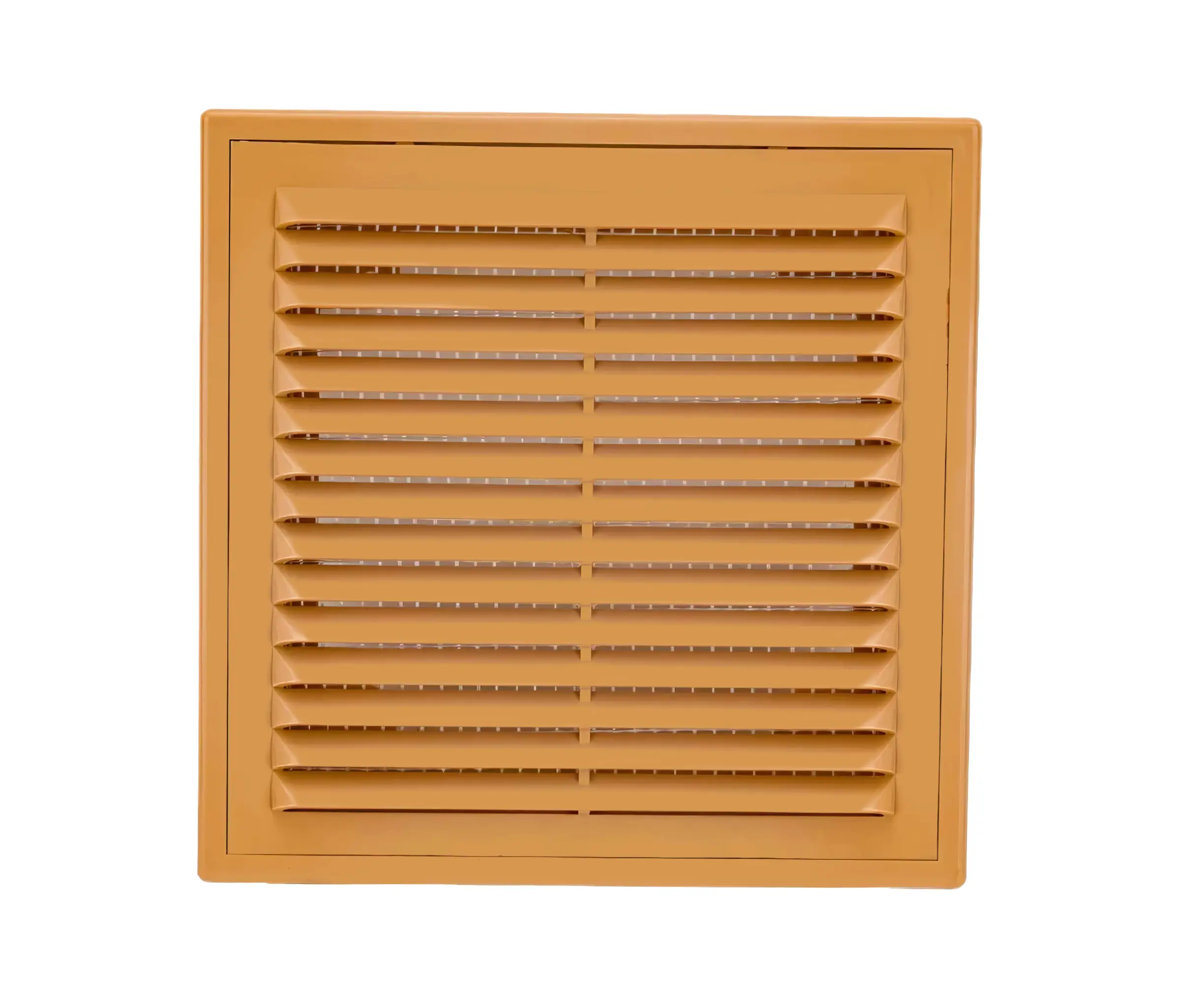 Изображение товара Вентиляционная решетка Виенто 2121ВР пластиковая с антимоскитной сеткой 209x209 мм, бежевый