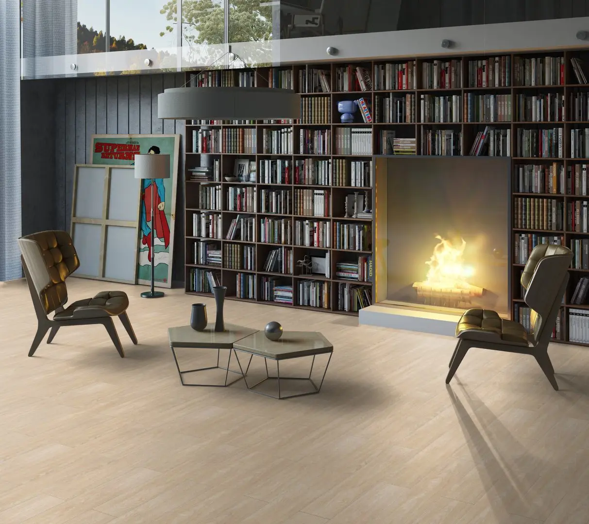 Изображение товара LVT Плитка клеевая Tarkett Lounge Simple 34 класс толщина 3 мм 2.09 м², цена за упаковку