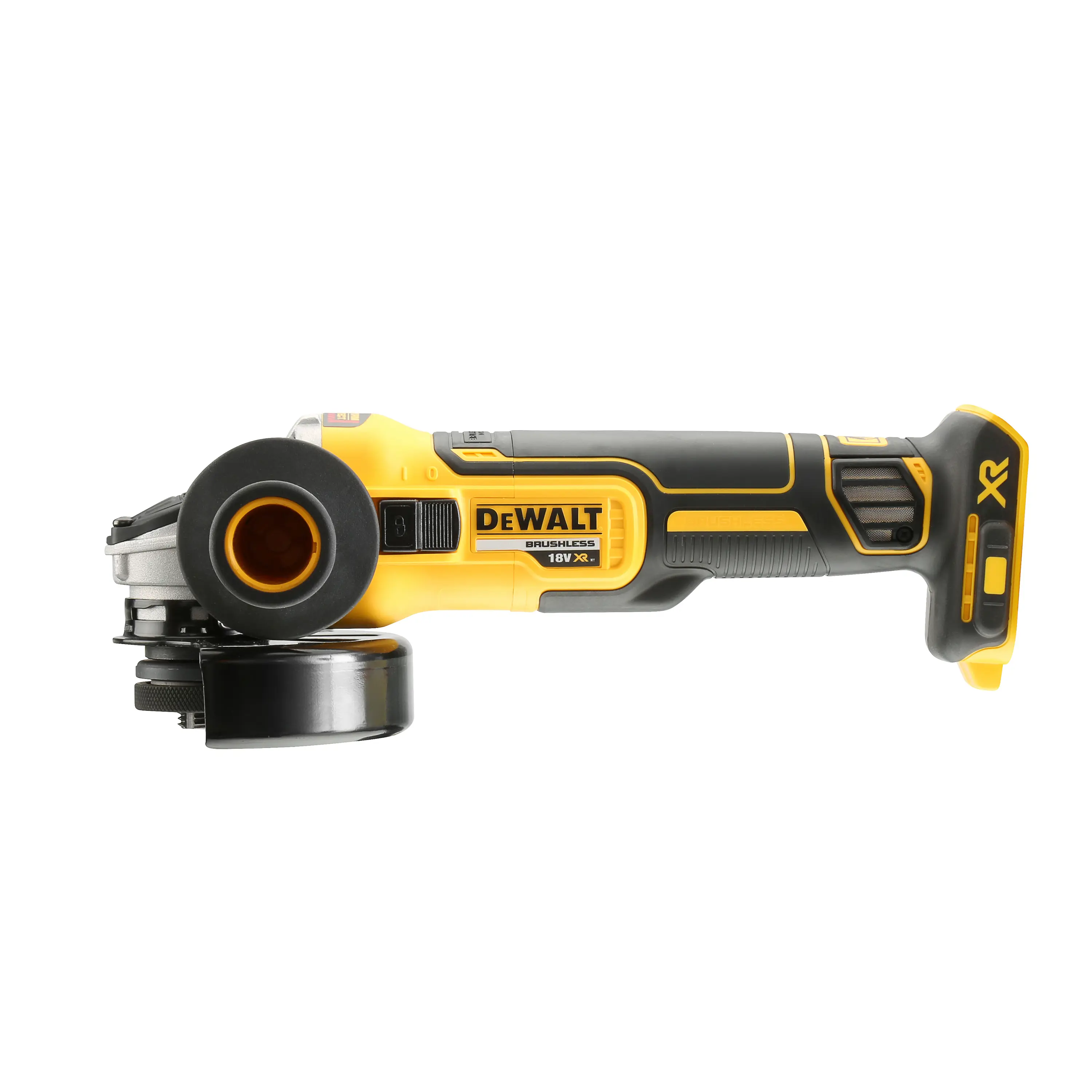 Изображение товара УШМ аккумуляторная бесщеточная Dewalt XR DCG405N, 18 В Li-Ion, 125 мм, без АКБ и ЗУ