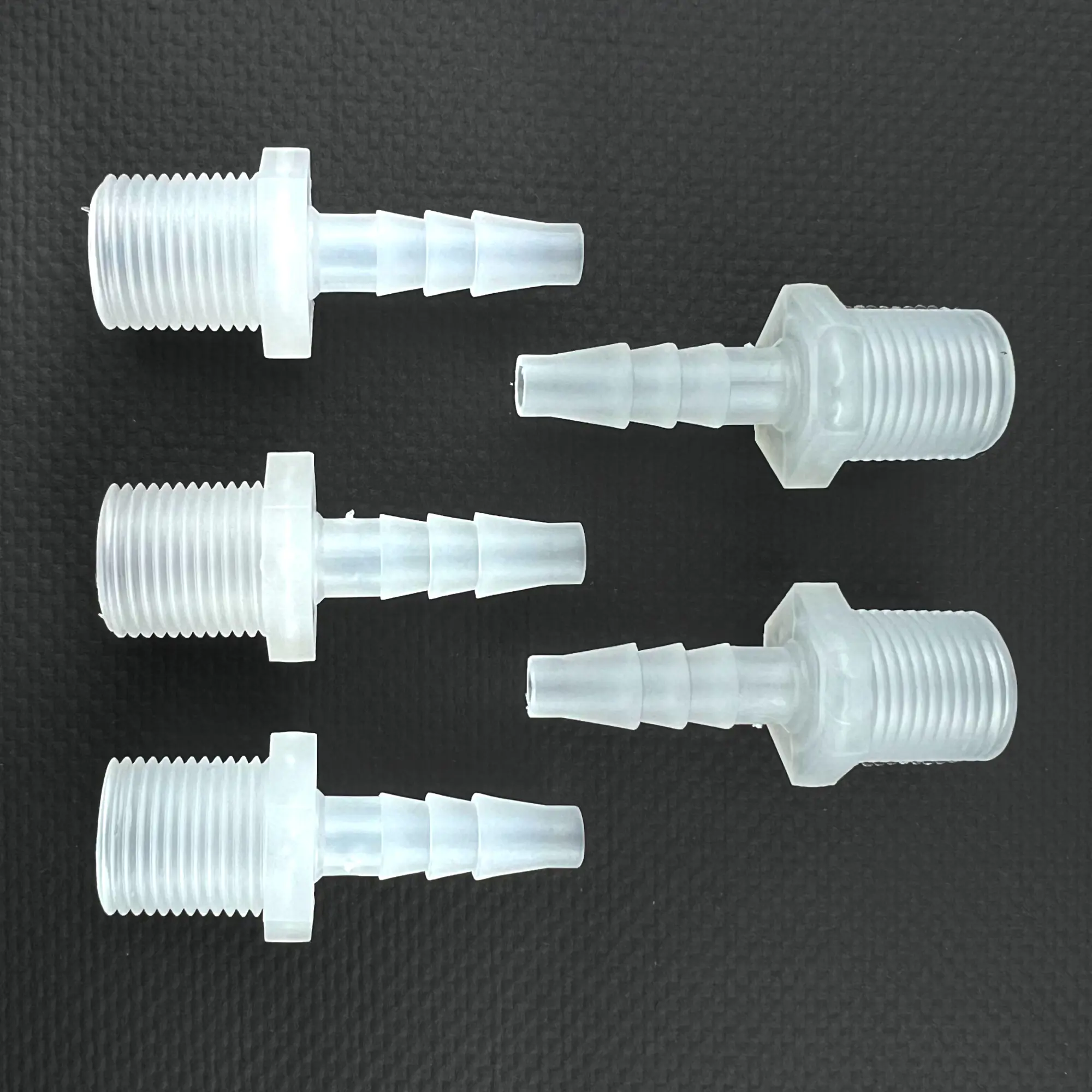 Изображение товара Коннектор для шланга Профитт НР 3/8" х 6 мм пластик белый 5 шт